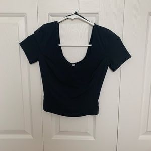 black lululemon align tee